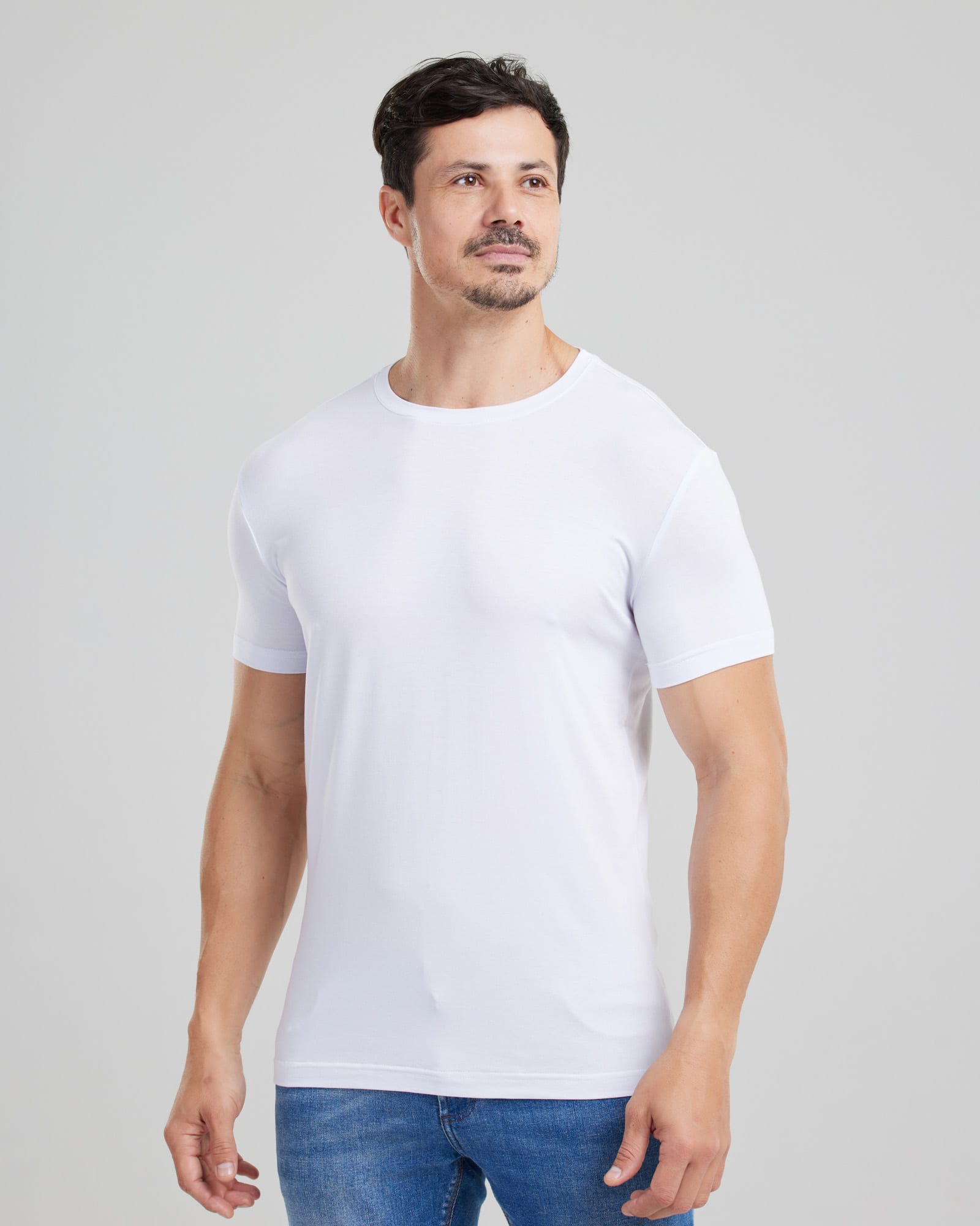 Camiseta Modal Tech Slim Fit — Lunfe Atacado — foto 9