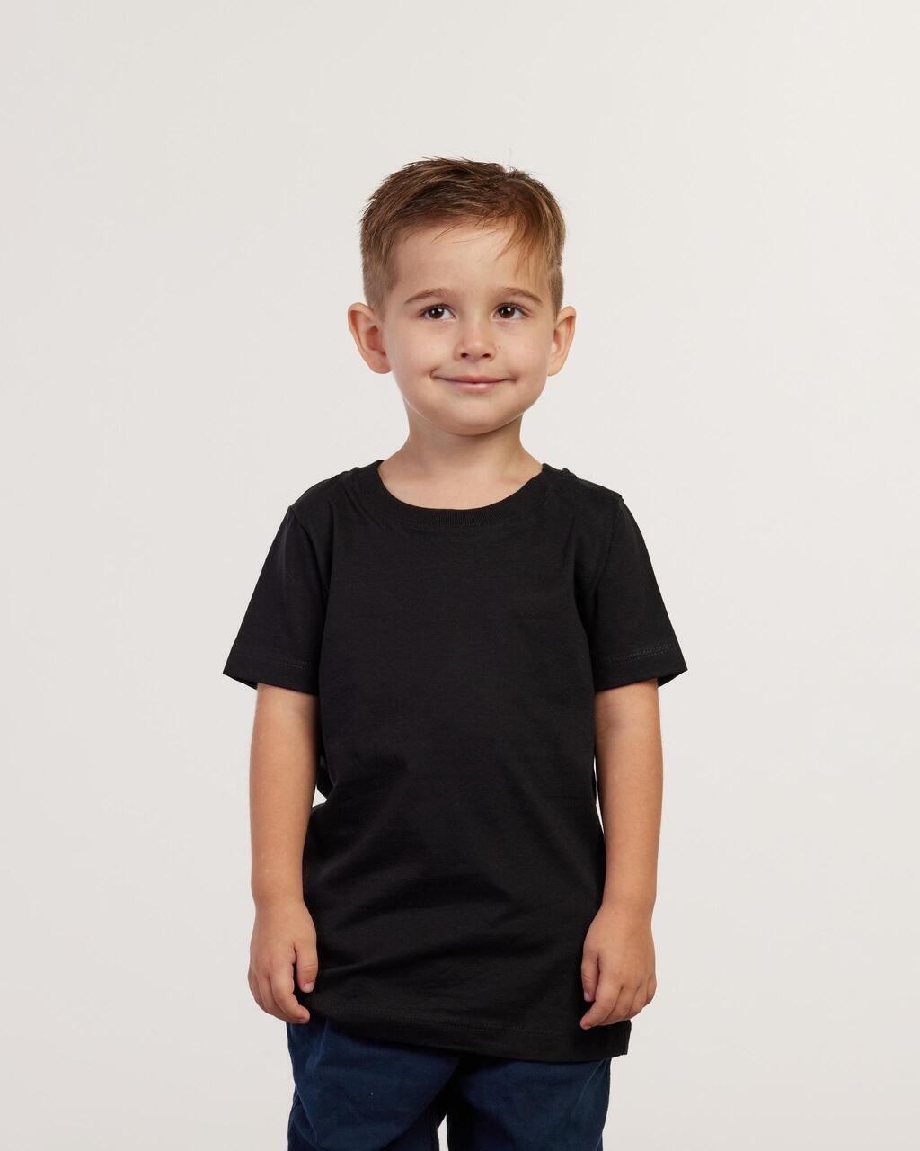 Camiseta Básica Kids Preto — Lunfe Atacado — foto 4