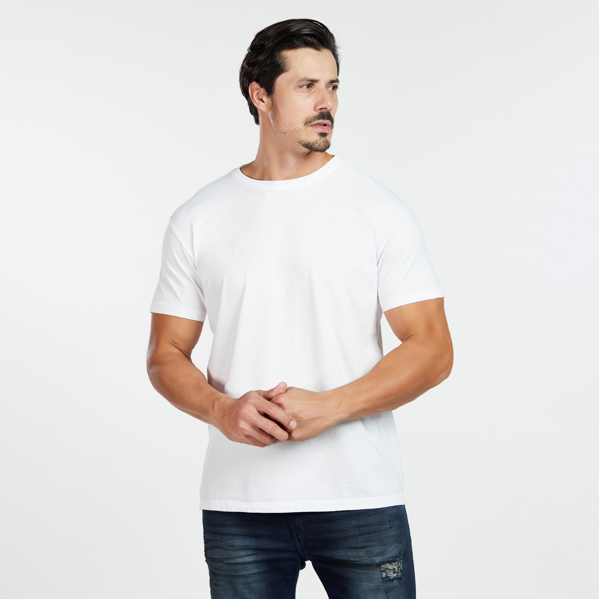 Camiseta Prime Cotton Branco — Lunfe Atacado — foto 5