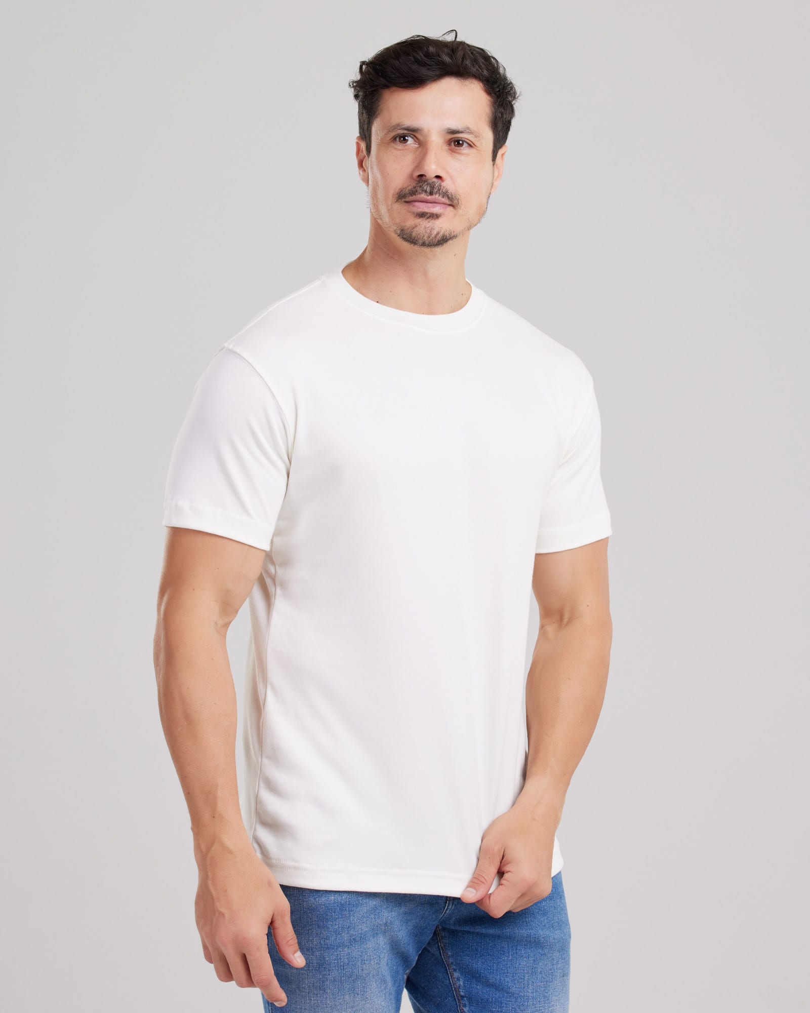 Camiseta Suedine Pima Sensory Regular Fit — Lunfe Atacado — foto 2