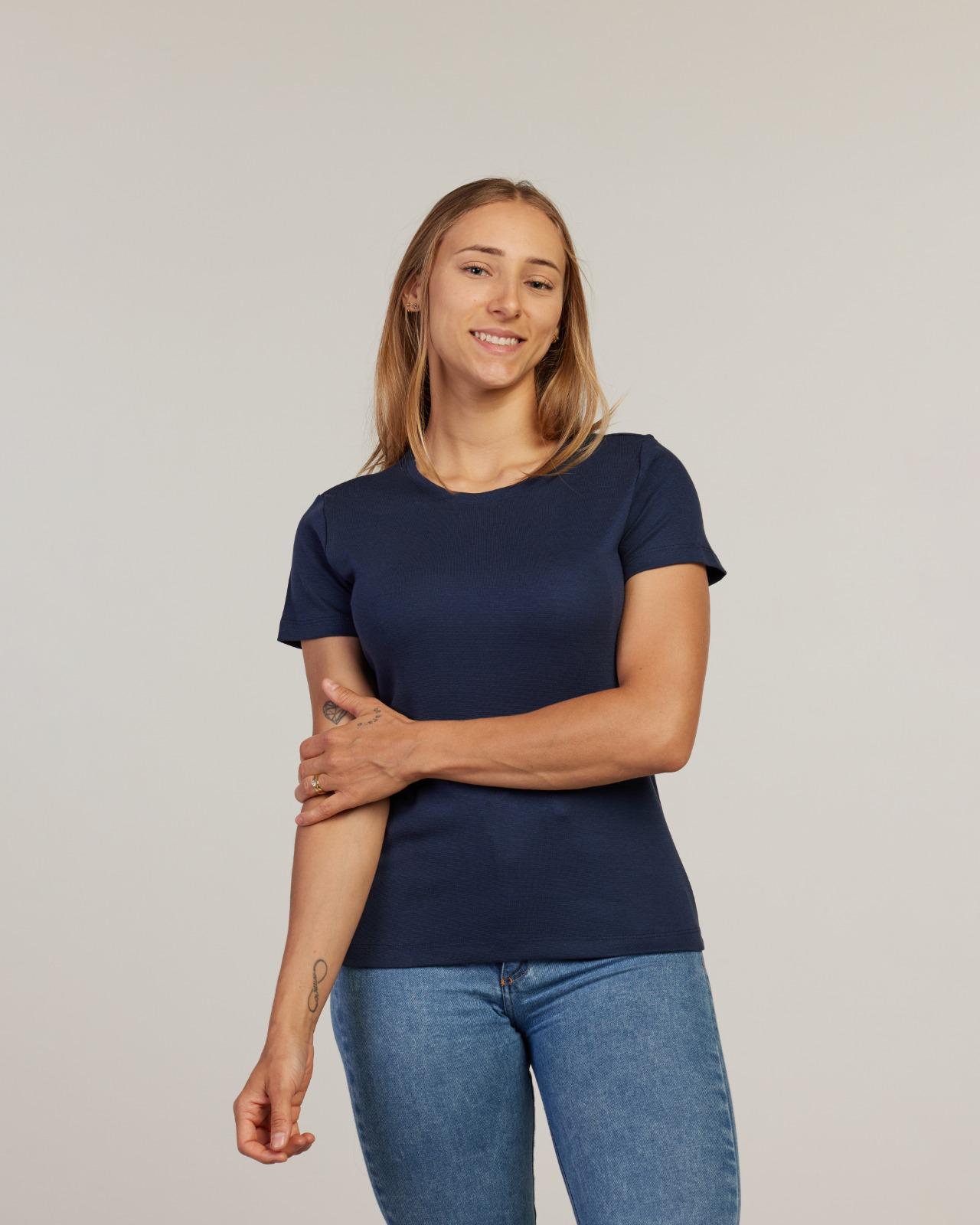 Camiseta Baby Look Básica Feminina — Lunfe Atacado — foto 5