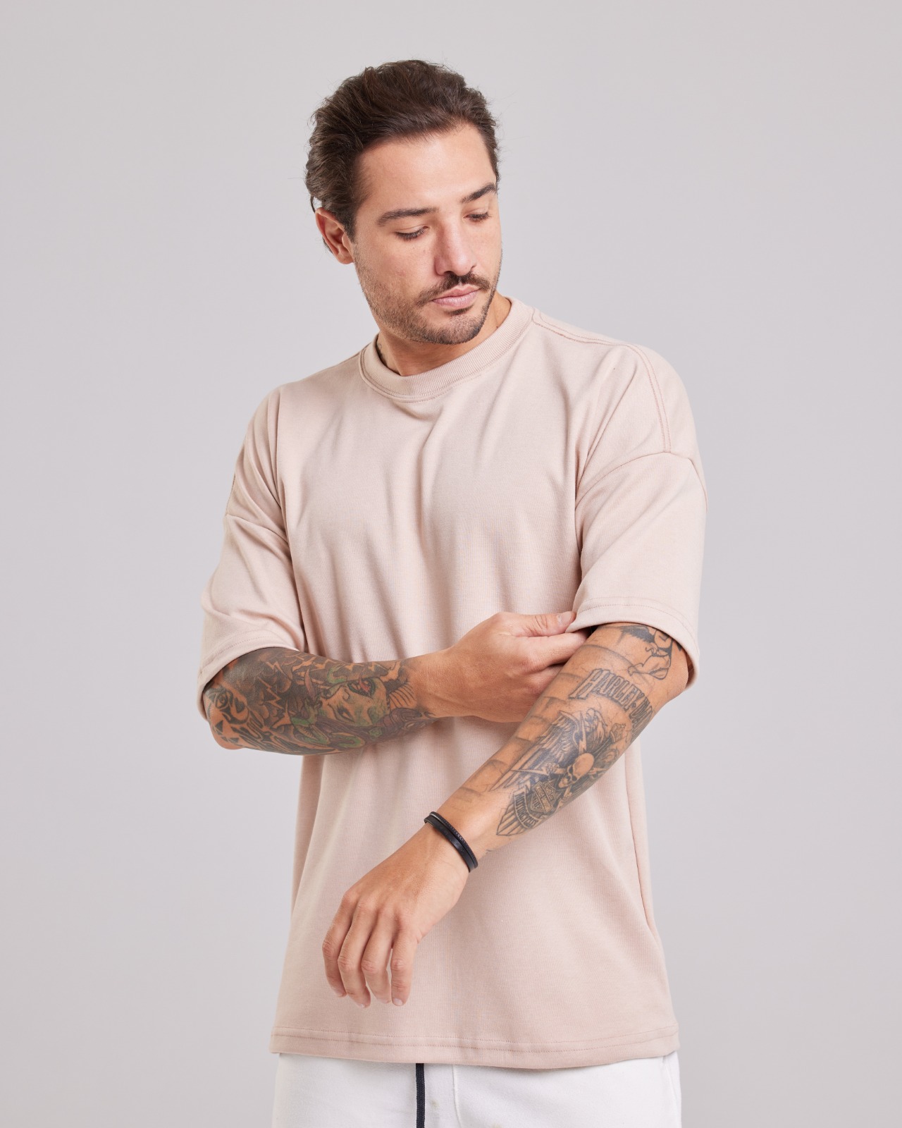Camiseta Oversized Suedine Peruano — Lunfe Atacado — foto 7