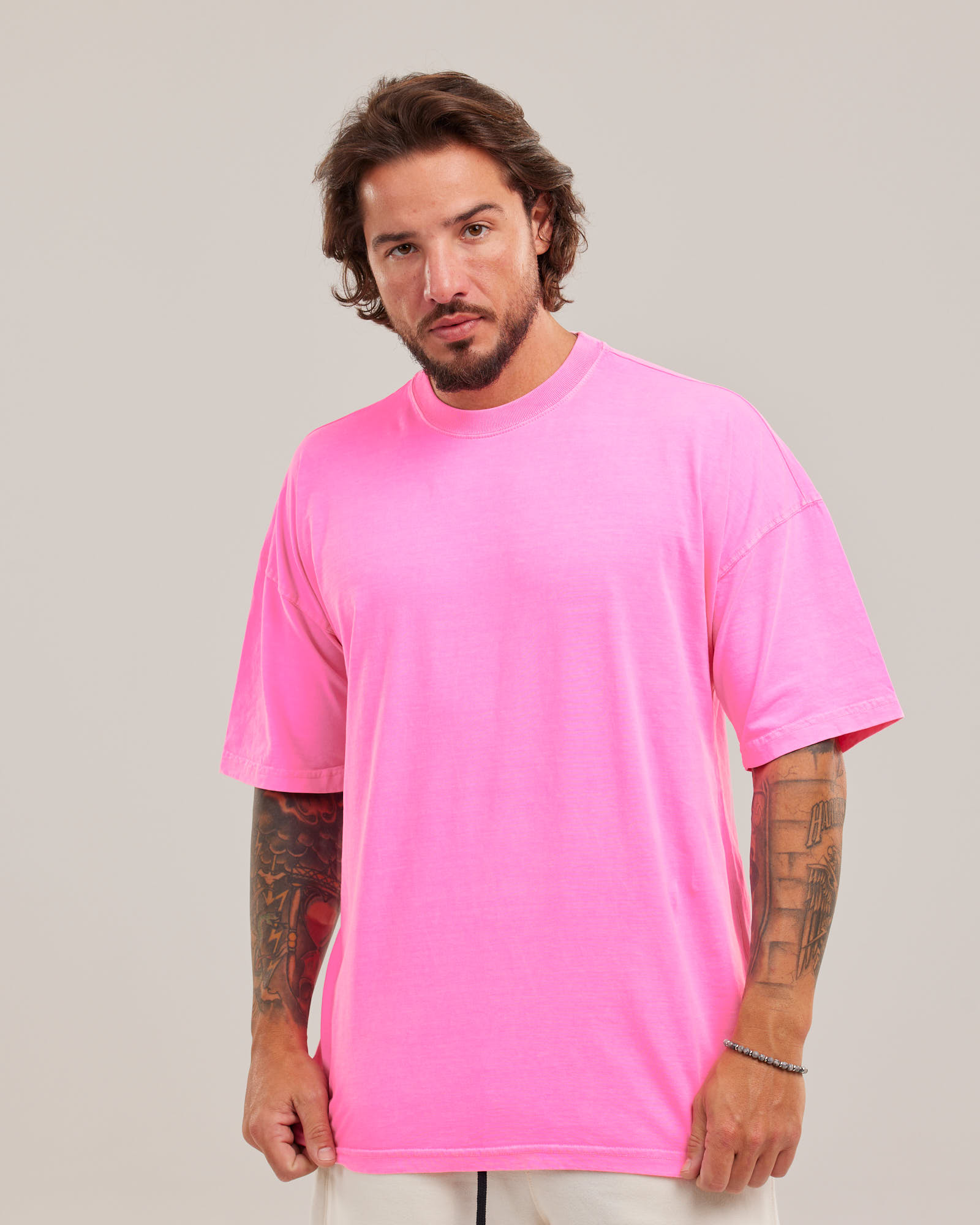 Camiseta Lisa Oversized Estonada Vintage Atacado
