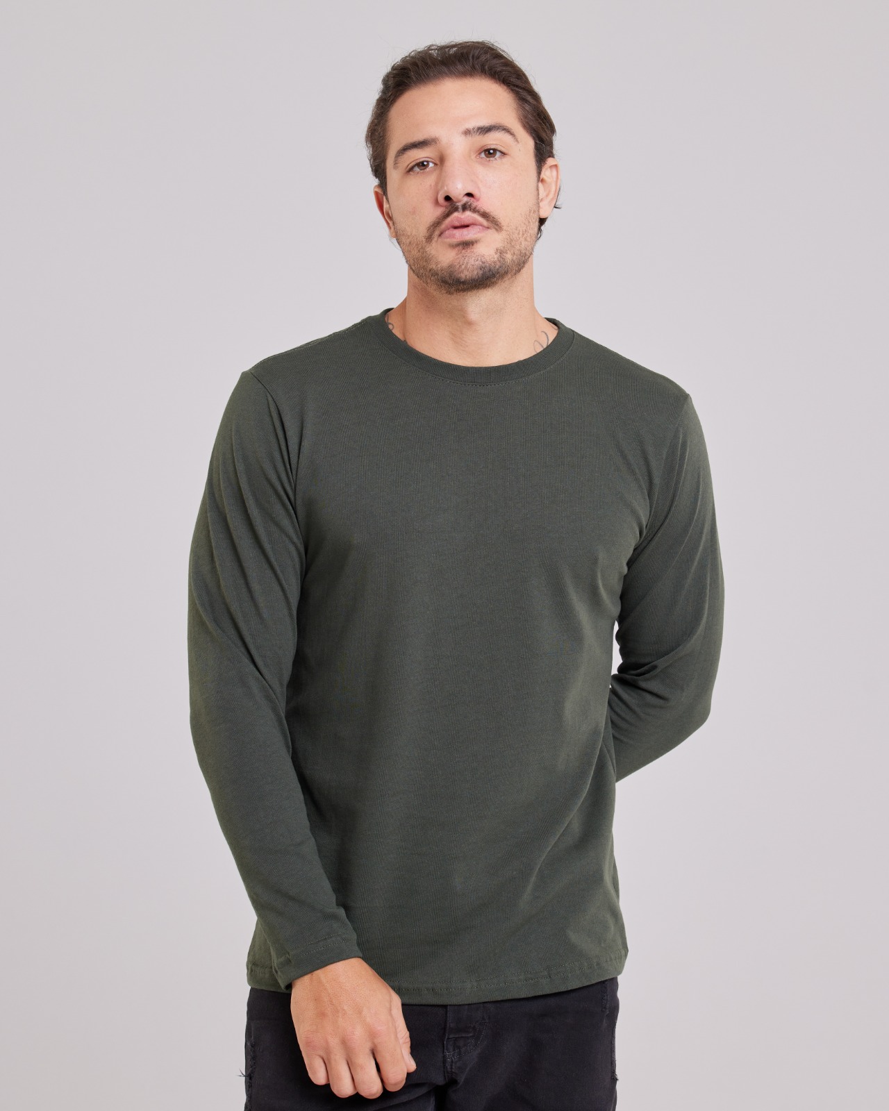 Blusa Manga Longa Básica — Lunfe Atacado — foto 8