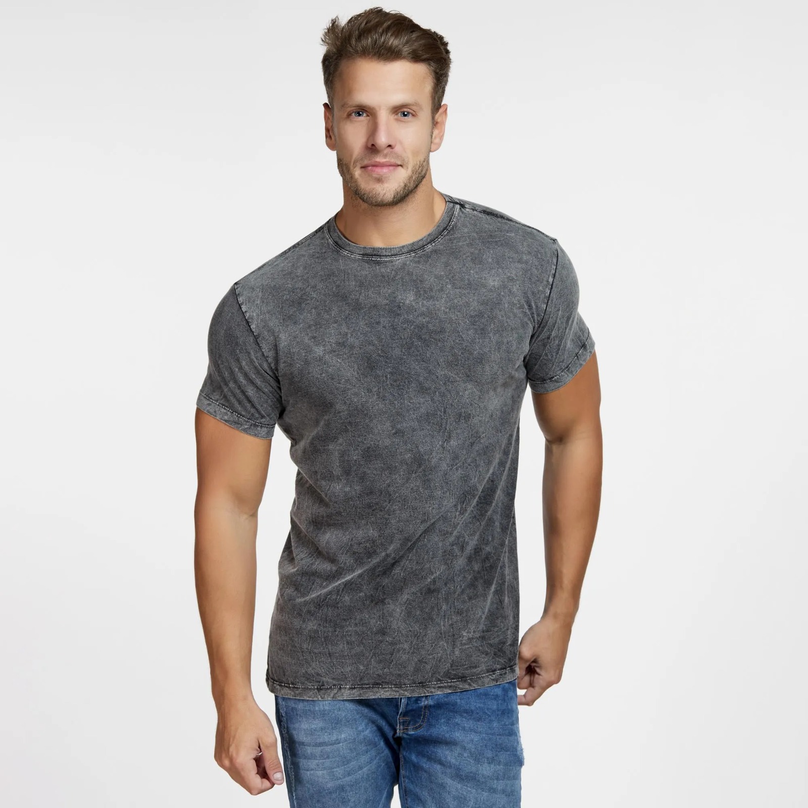 Camiseta Lisa Marmorizada Tradicional Atacado