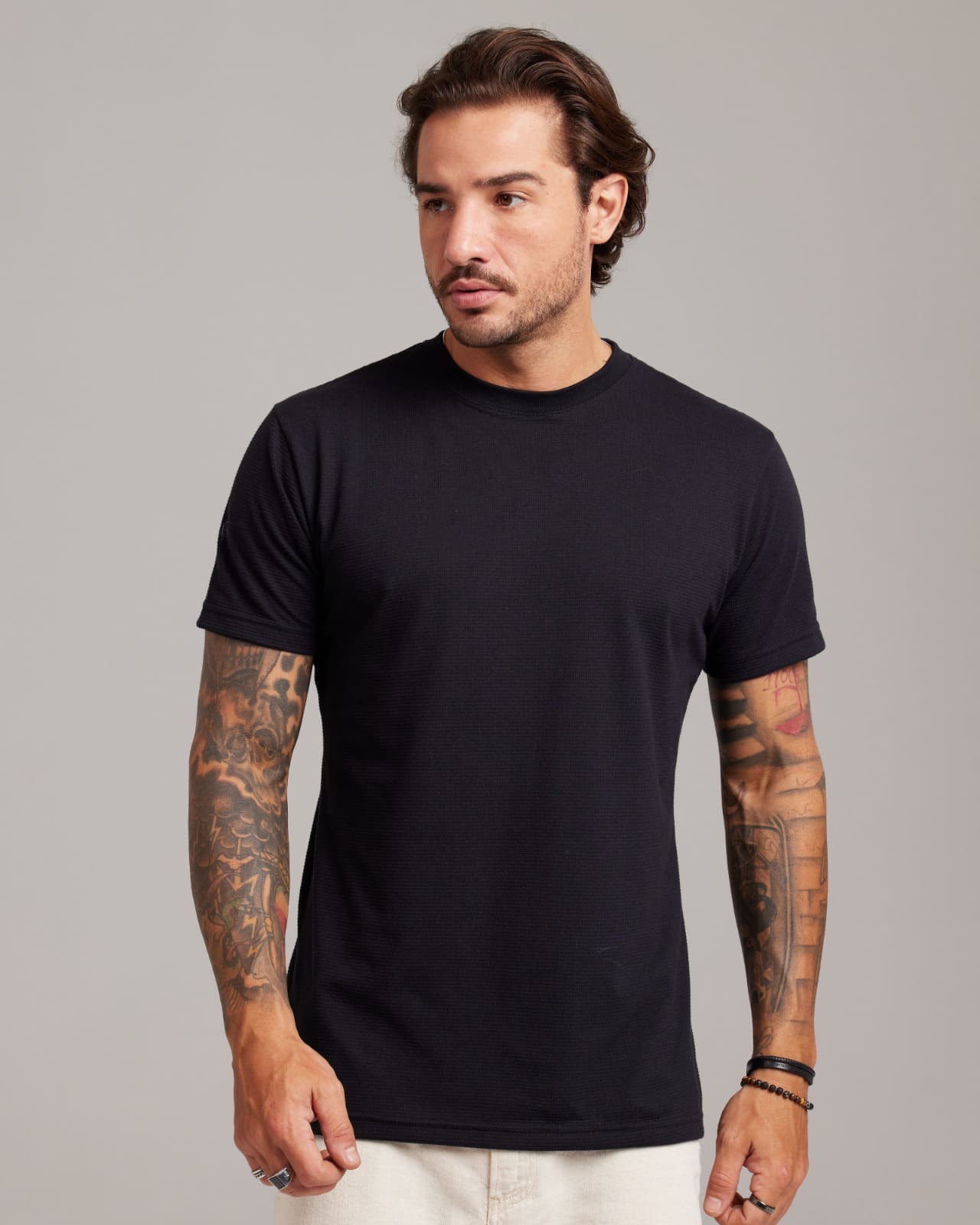 Camiseta Ripple Texture — Lunfe Atacado — foto 3