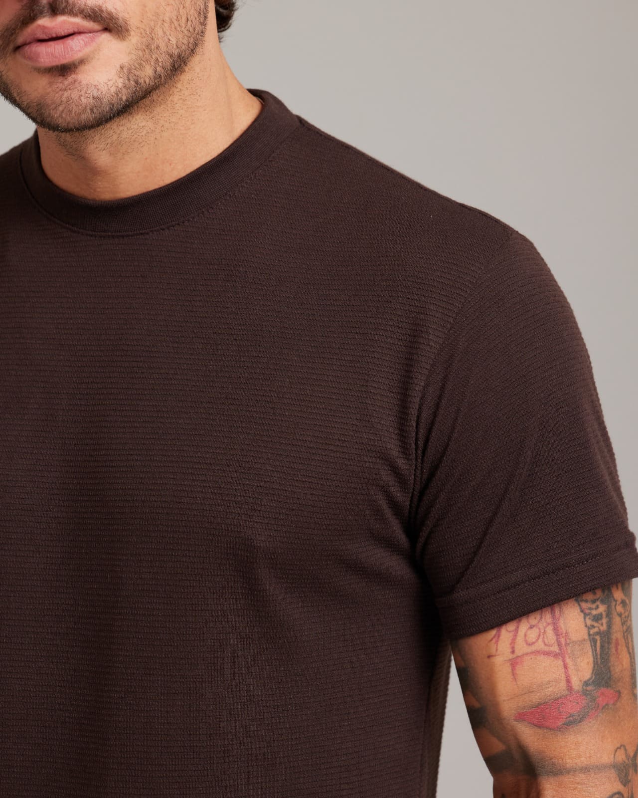 Camiseta Ripple Texture — Lunfe Atacado — foto 5