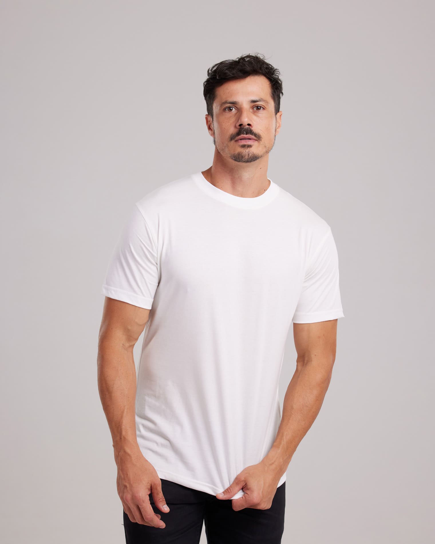Camiseta Chinese Cotton Off White — Lunfe Atacado — foto 5