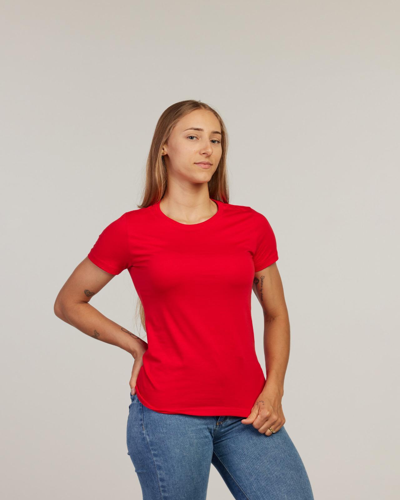 Camiseta Baby Look Básica Feminina — Lunfe Atacado — foto 8
