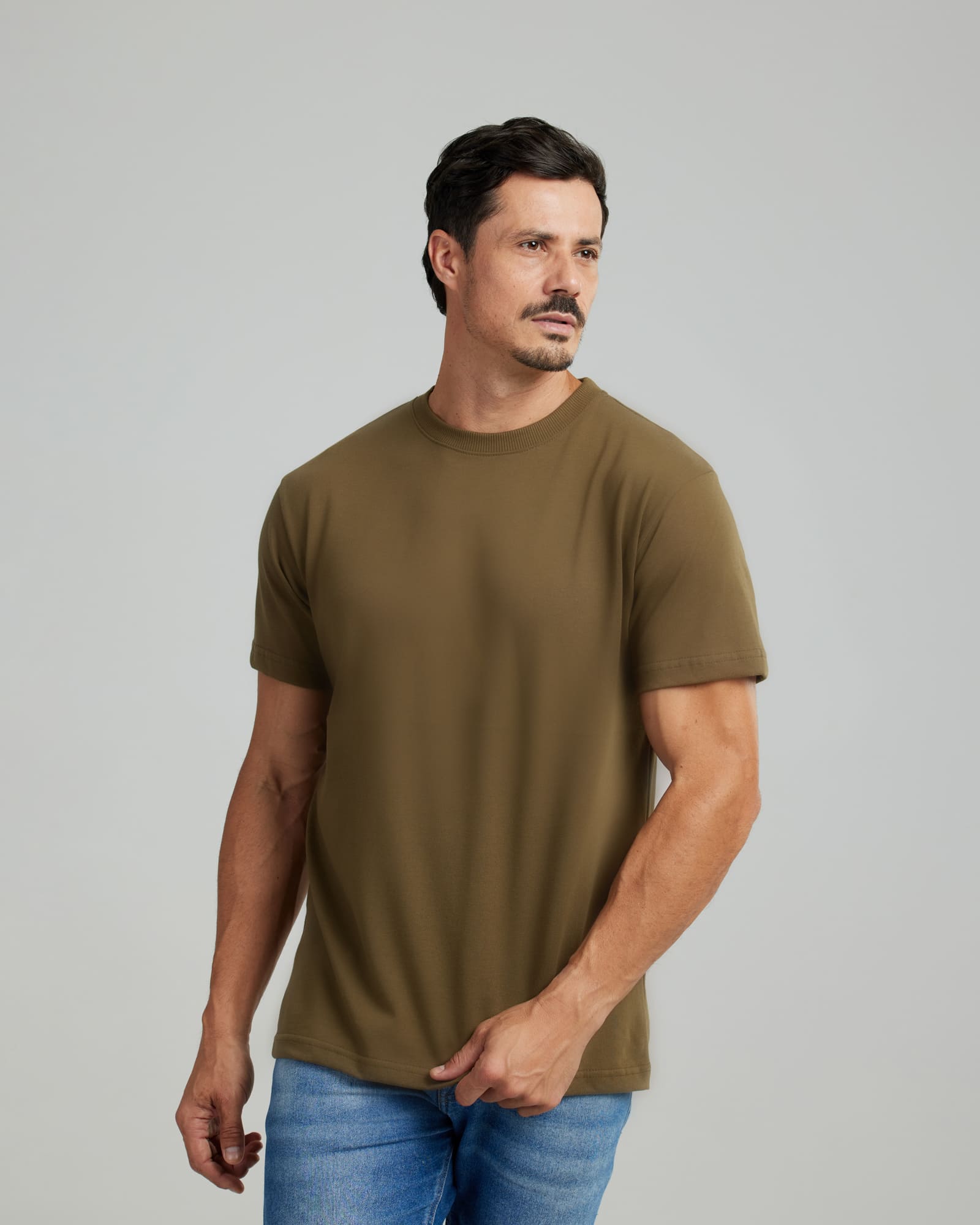 Camiseta Lisa Malhão Compact Atacado
