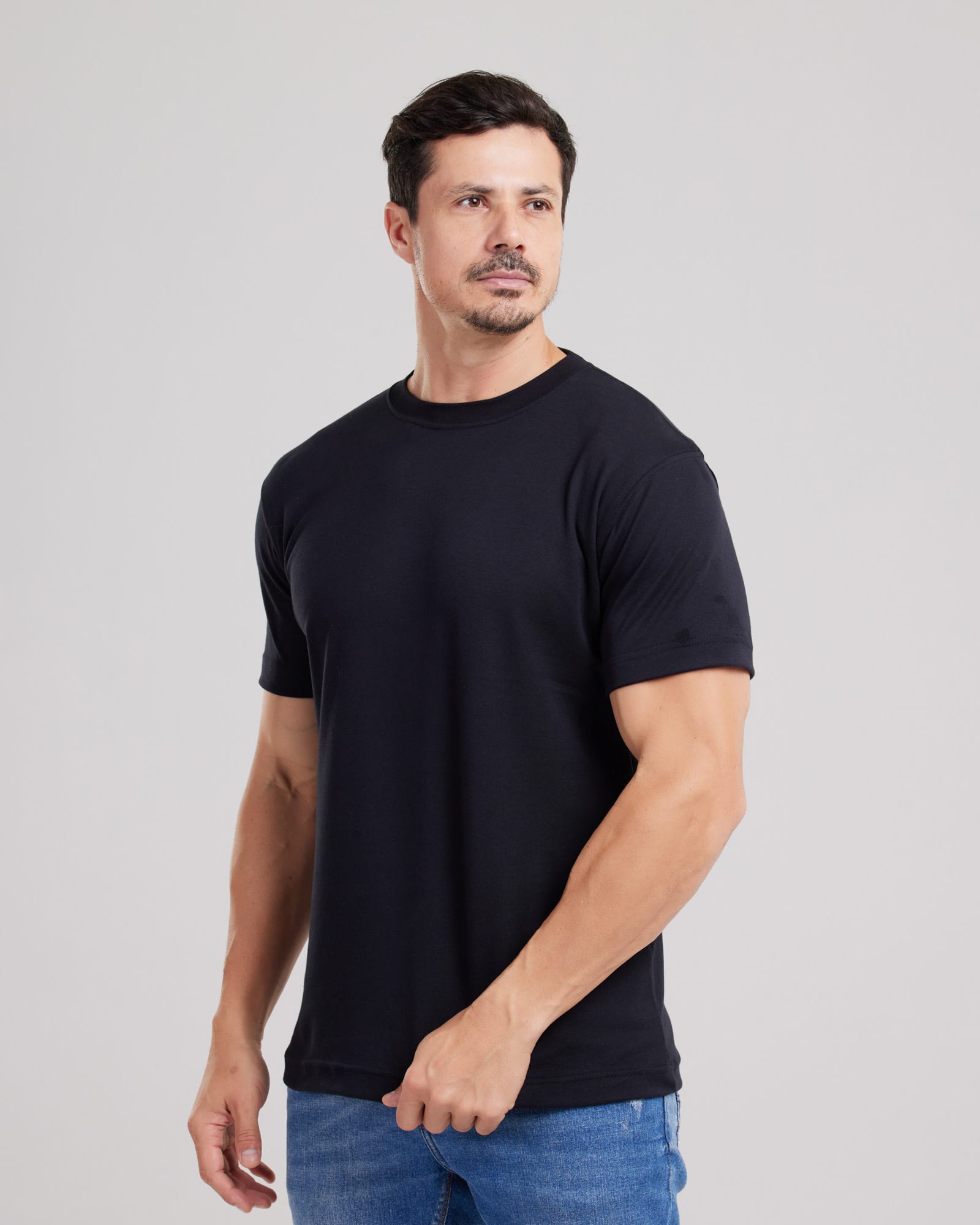 Camiseta Suedine Pima Sensory Regular Fit — Lunfe Atacado — foto 7