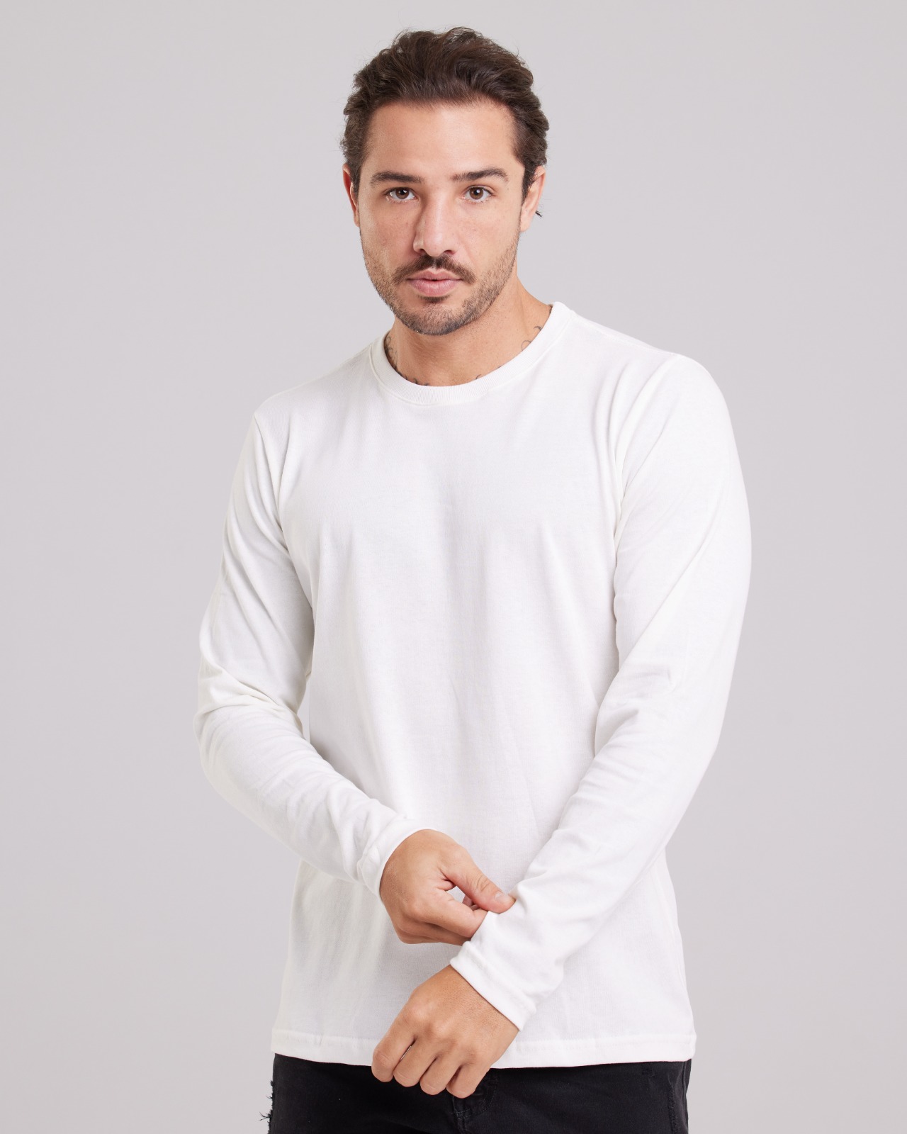 Blusa Manga Longa Básica — Lunfe Atacado — foto 6
