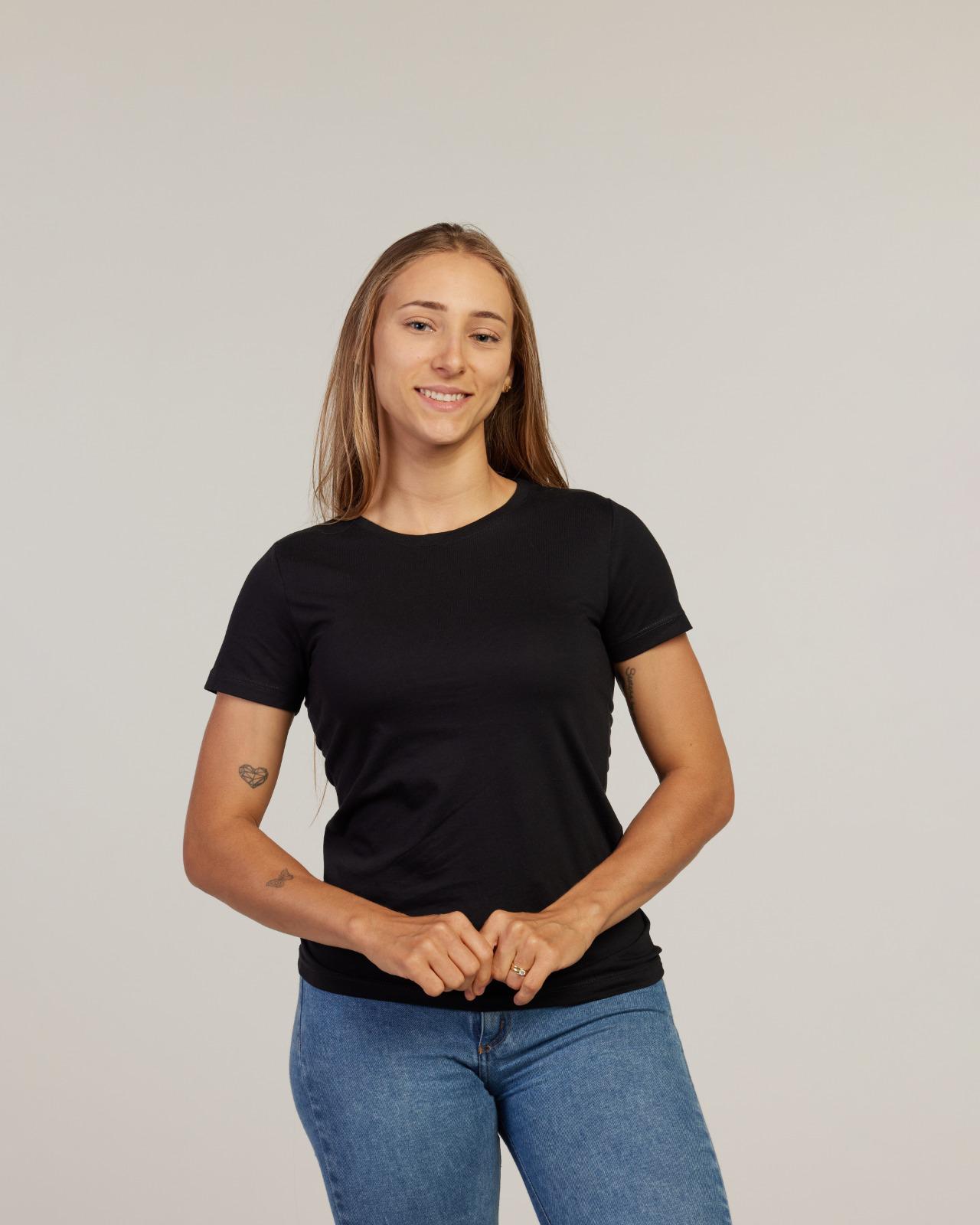 Camiseta Baby Look Básica Feminina — Lunfe Atacado — foto 4