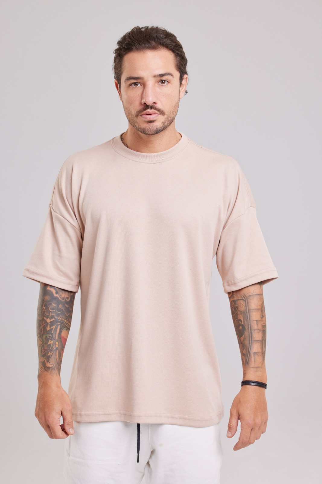 Camiseta Oversized Suedine Peruano — Lunfe Atacado — foto 8