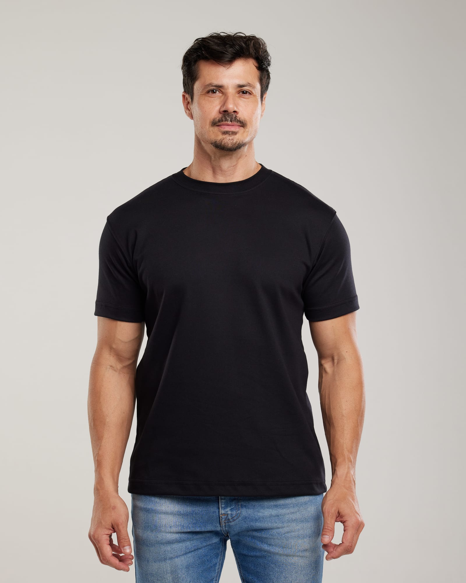 Camiseta Algodão Egípcio Regular Fit Atacado
