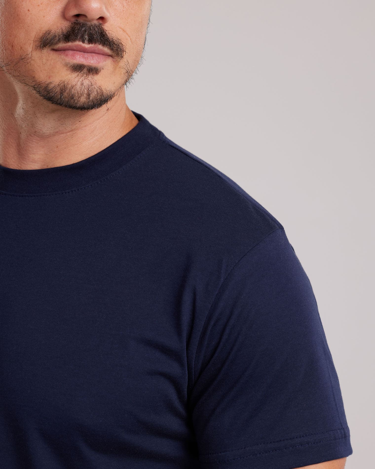 Camiseta Chinese Cotton Azul Marinho — Lunfe Atacado — foto 9