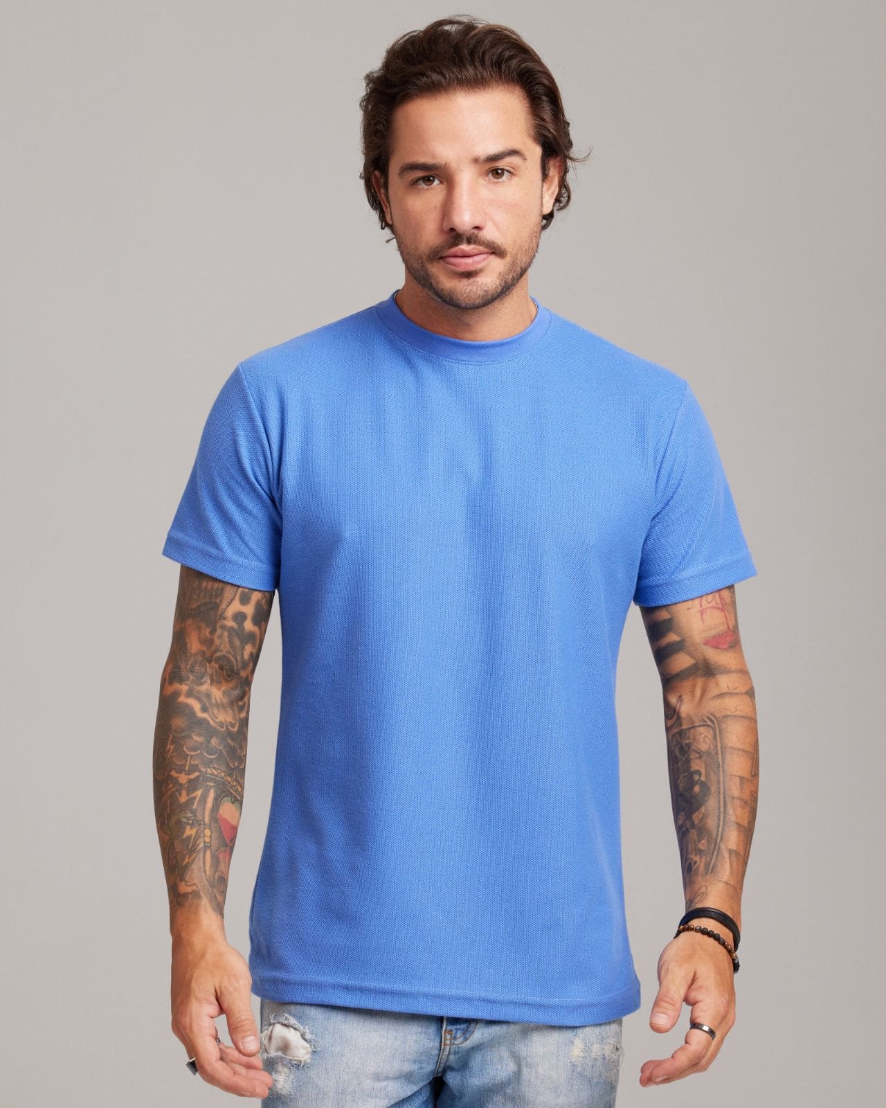 Camiseta Lisa Piquê Texture Atacado