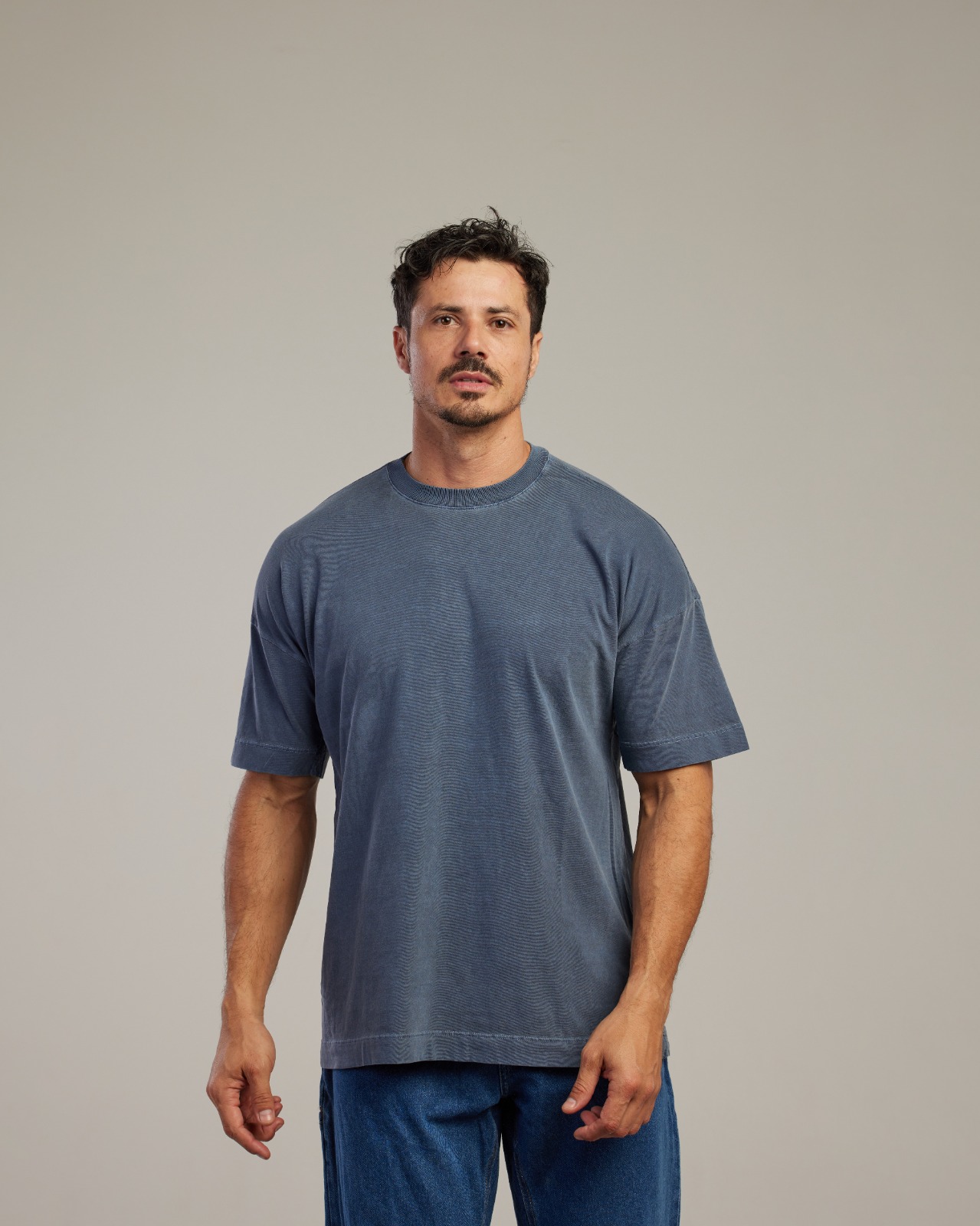Camiseta Oversized Estonada com Bolso — Lunfe Atacado — foto 8