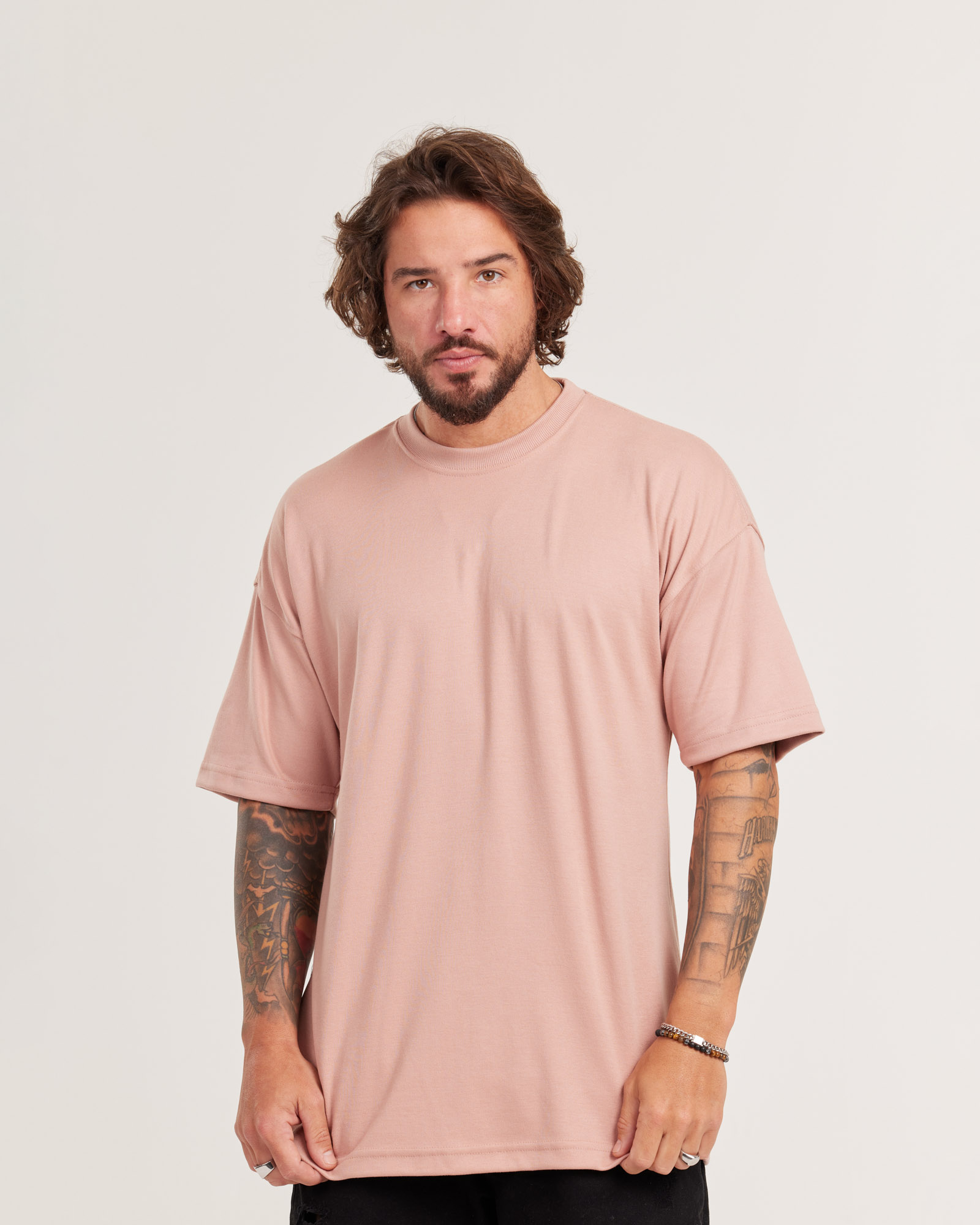 Camiseta Oversized Malhão Suedine — Lunfe Atacado — foto 4
