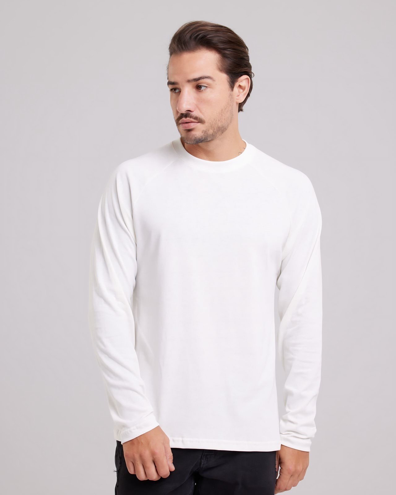 Blusa Raglan Manga Longa — Lunfe Atacado — foto 2