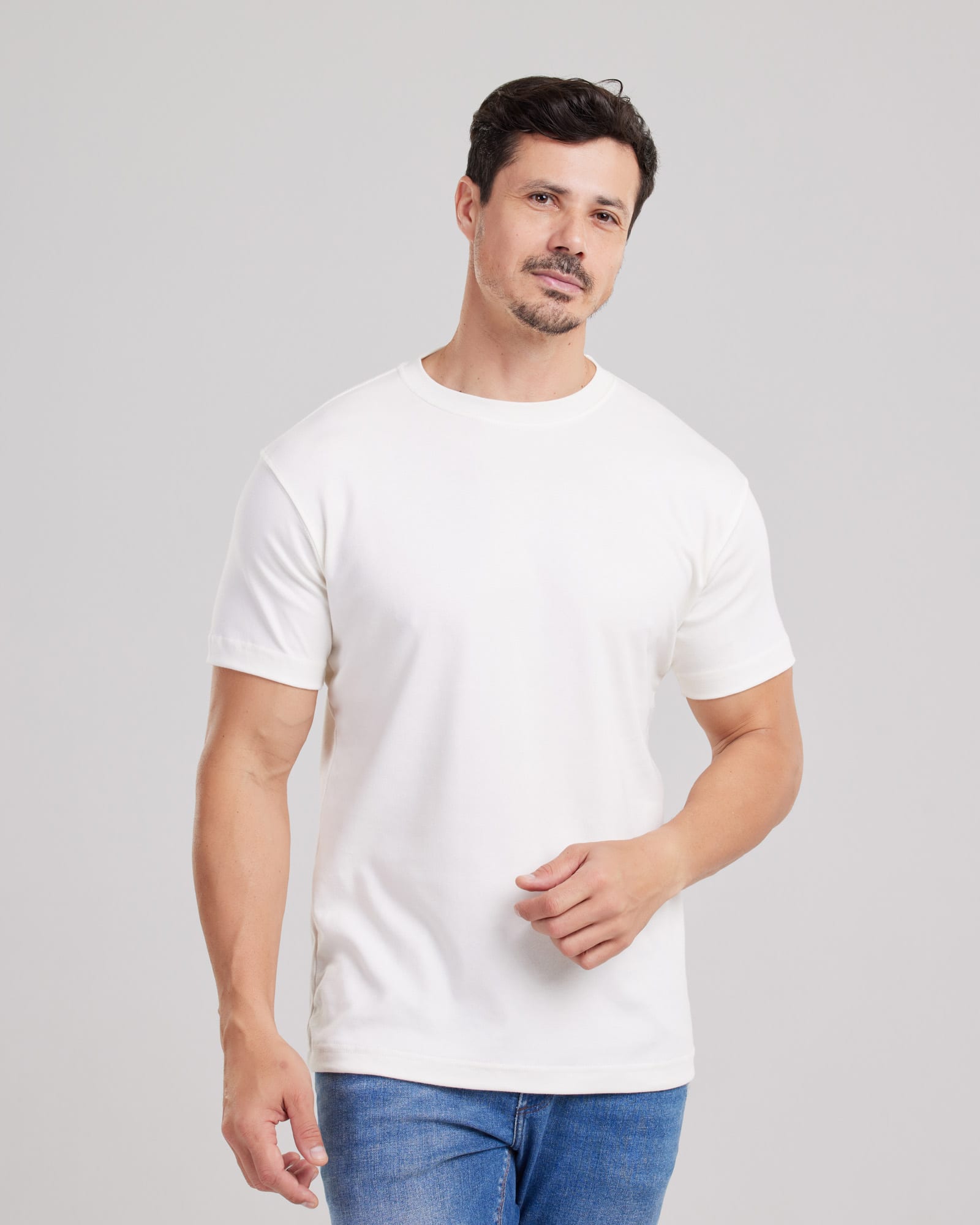 Camiseta Suedine Pima Sensory Regular Fit — Lunfe Atacado — foto 3