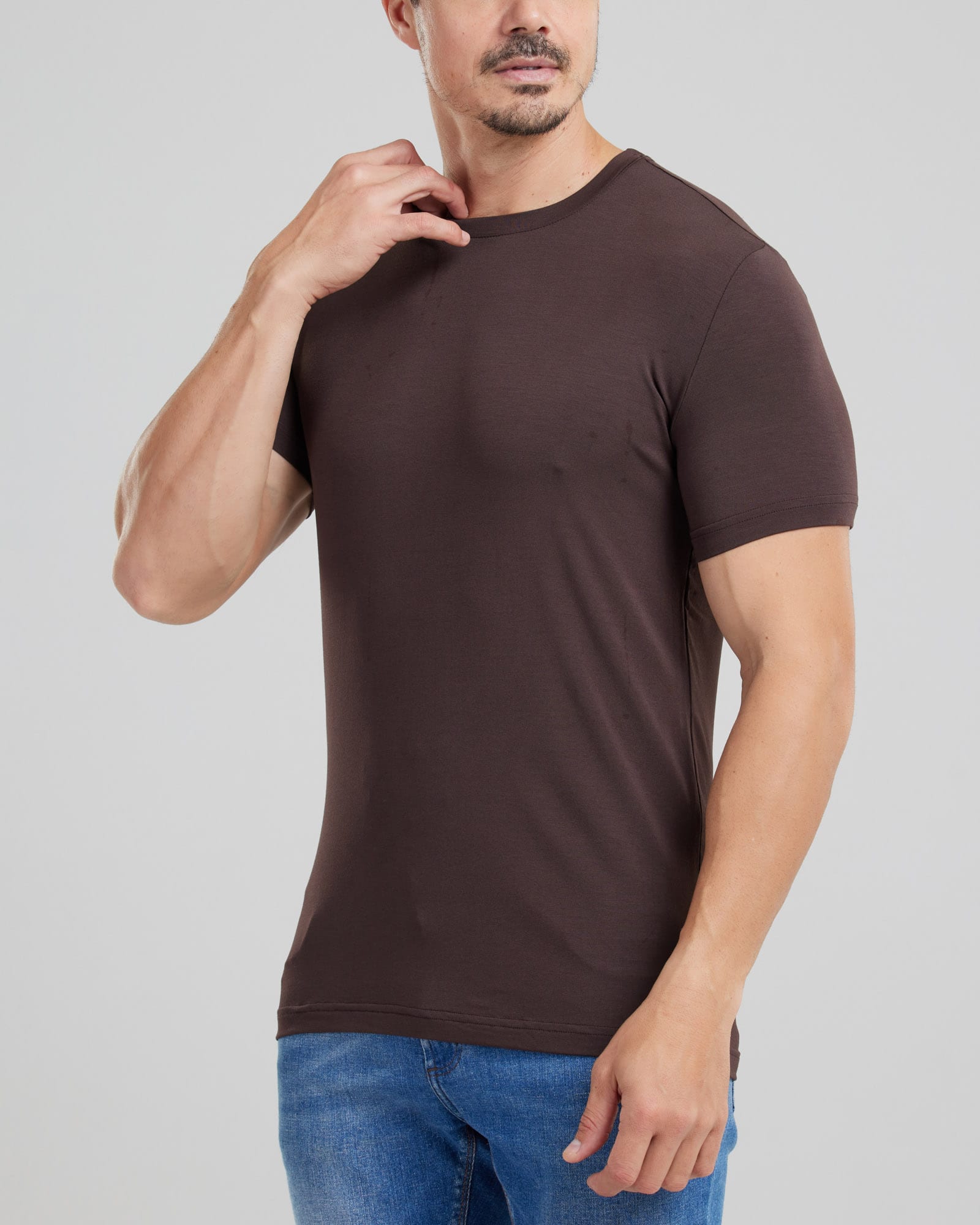 Camiseta Modal Tech Slim Fit — Lunfe Atacado — foto 3