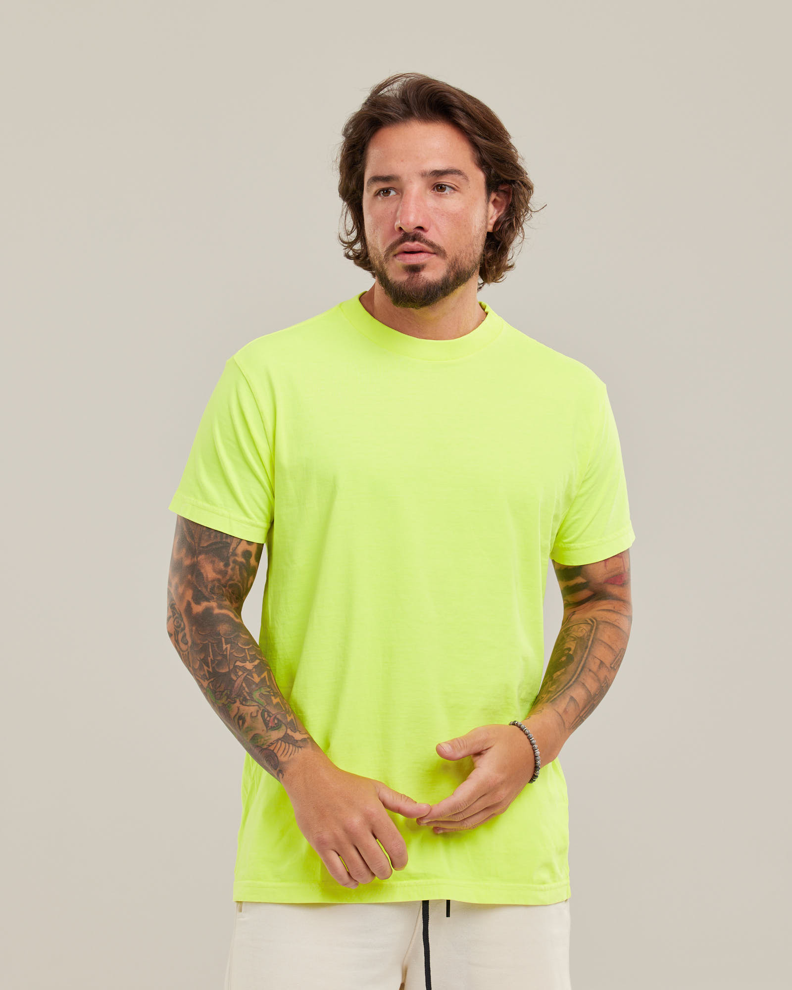 Camiseta Estonada Neon Amarelo Neon — Lunfe Atacado — foto 7