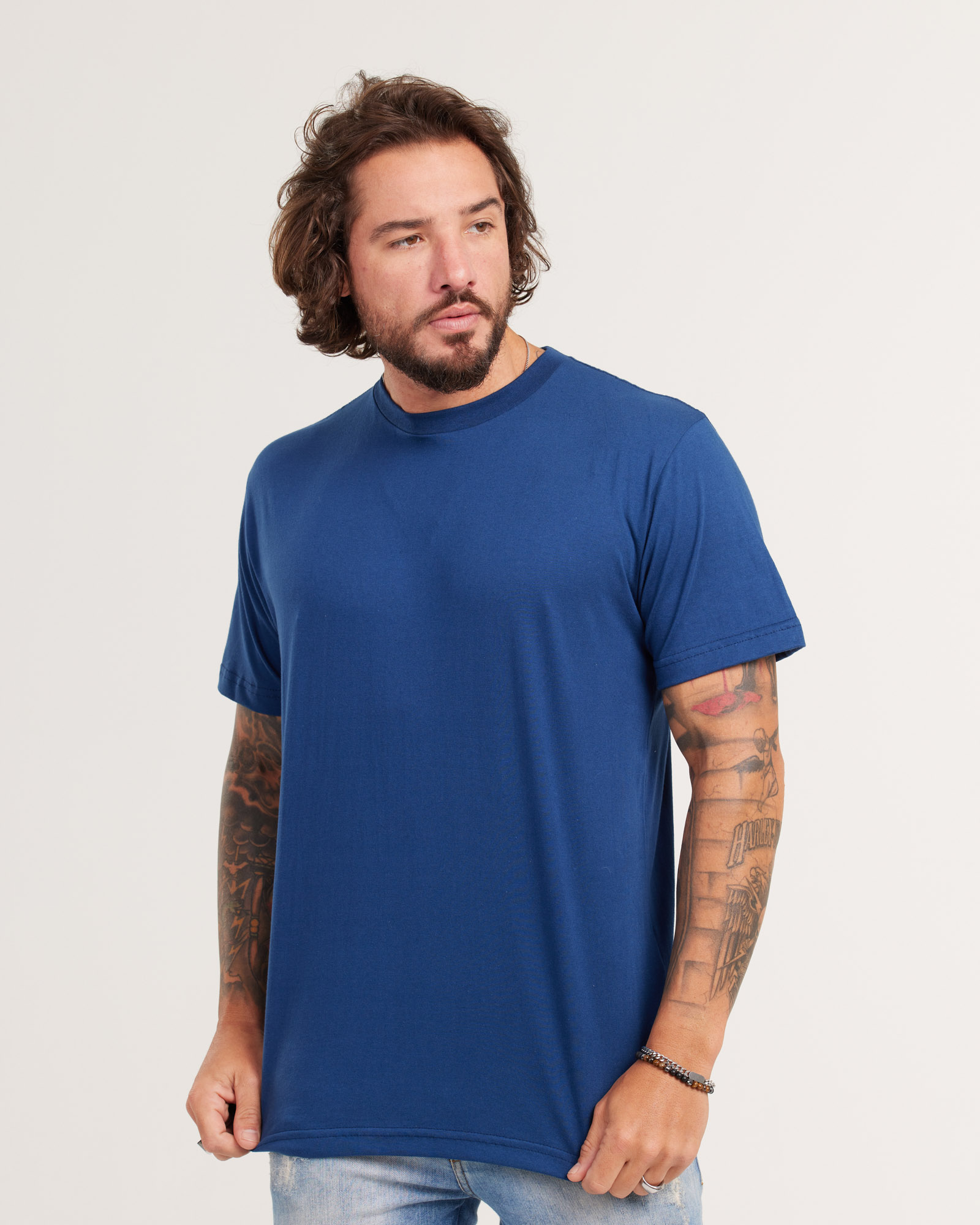 Camiseta Custo Inteligente Azul Marinho — Lunfe Atacado — foto 8