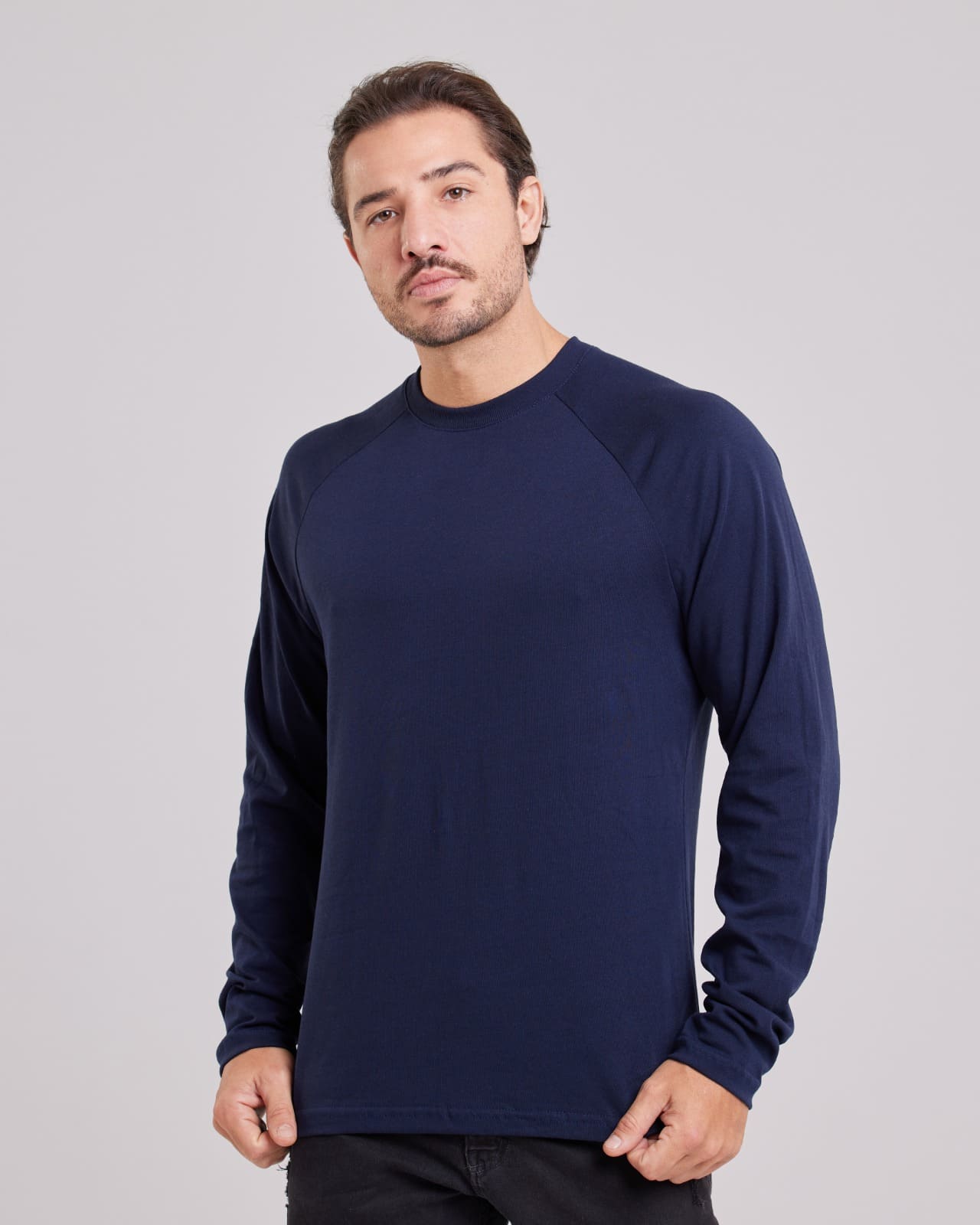 Blusa Raglan Manga Longa — Lunfe Atacado — foto 7