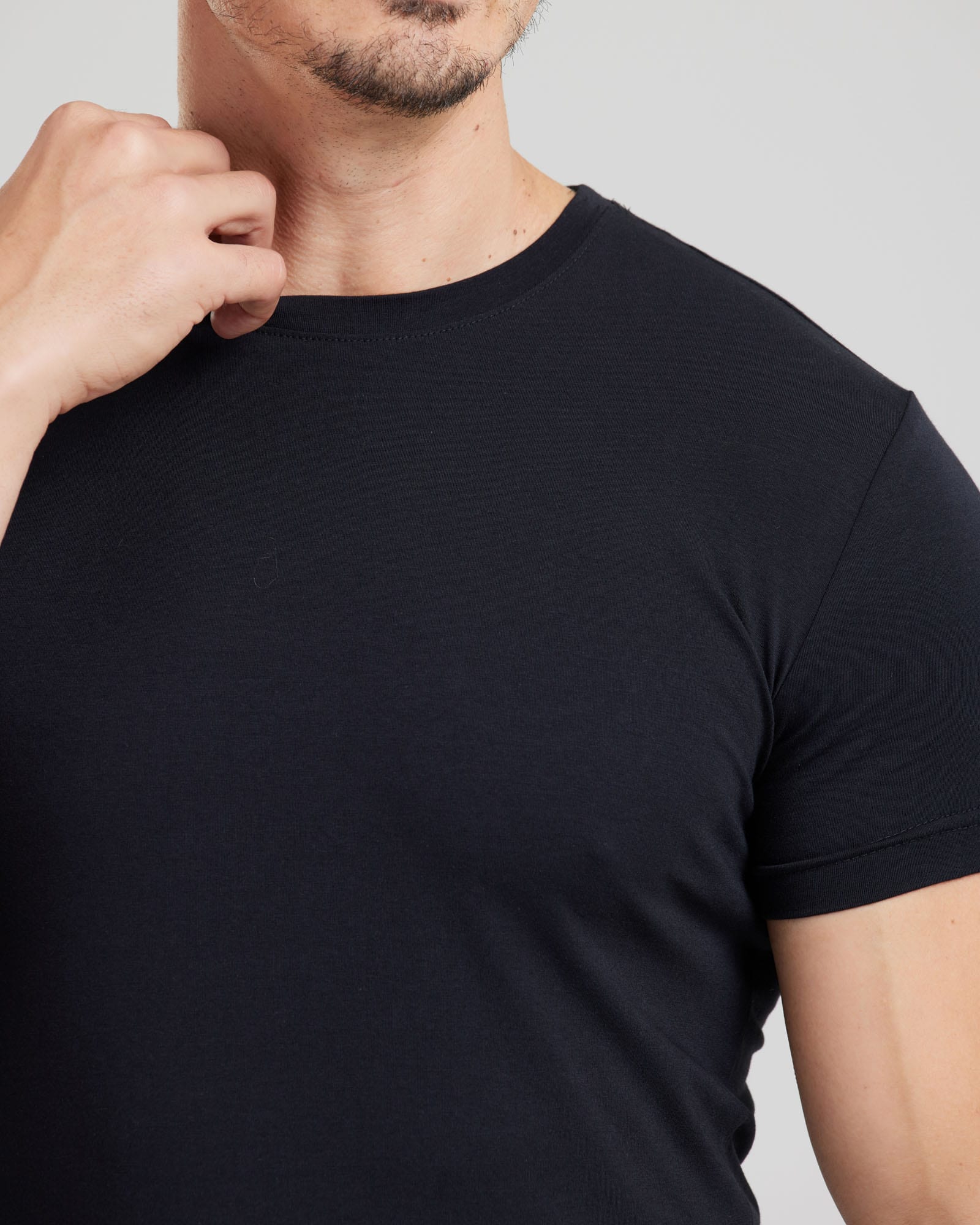 Camiseta Cotton Pima Slim Fit — Lunfe Atacado — foto 6