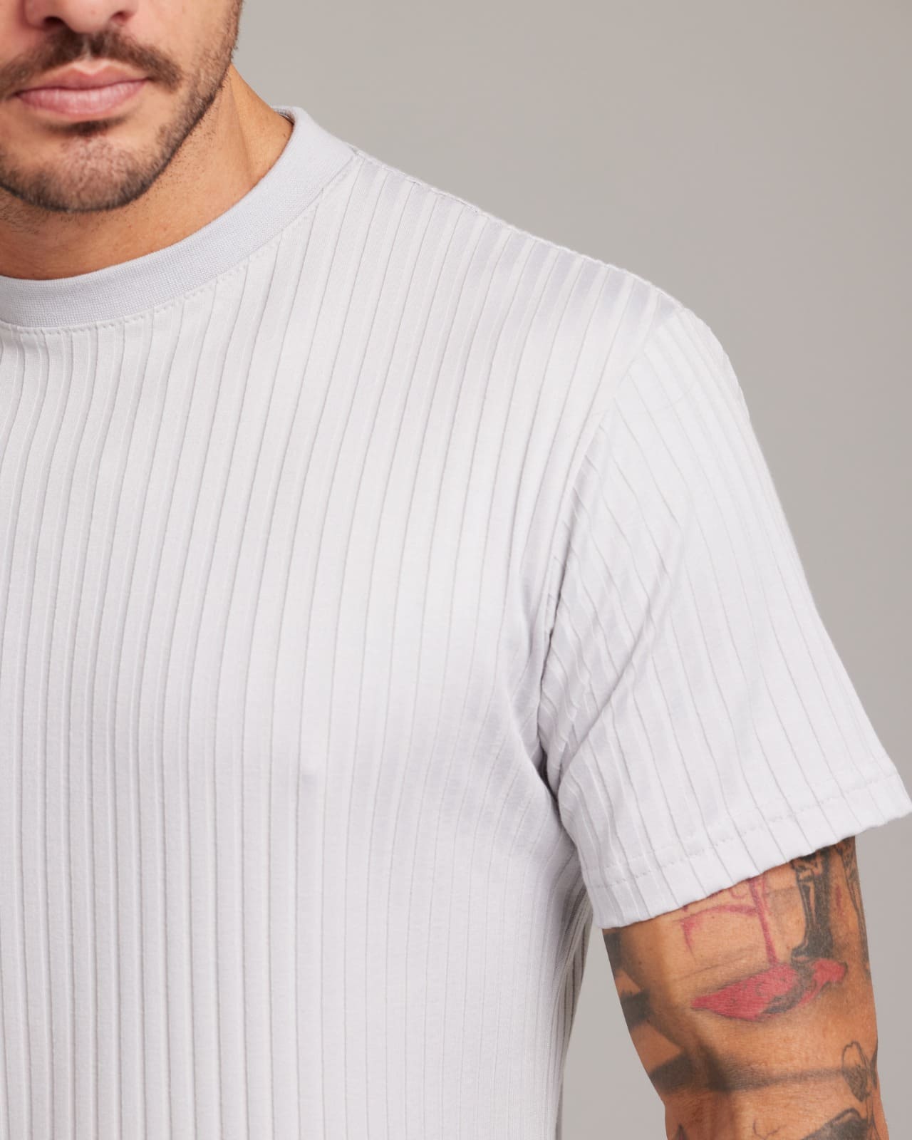 Camiseta Plissé Texture — Lunfe Atacado — foto 2