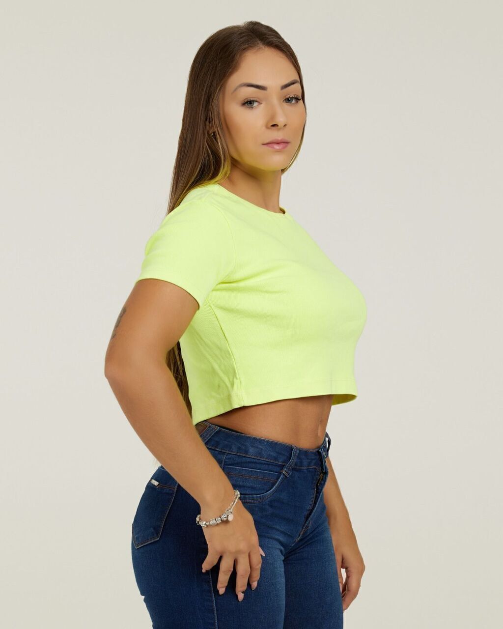 Baby Look Estonada Neon — Lunfe Atacado — foto 6