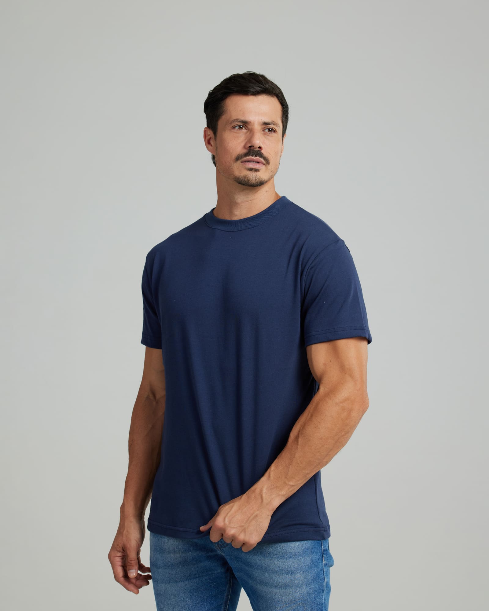 Camiseta Malhão Compact Azul Marinho — Lunfe Atacado — foto 2