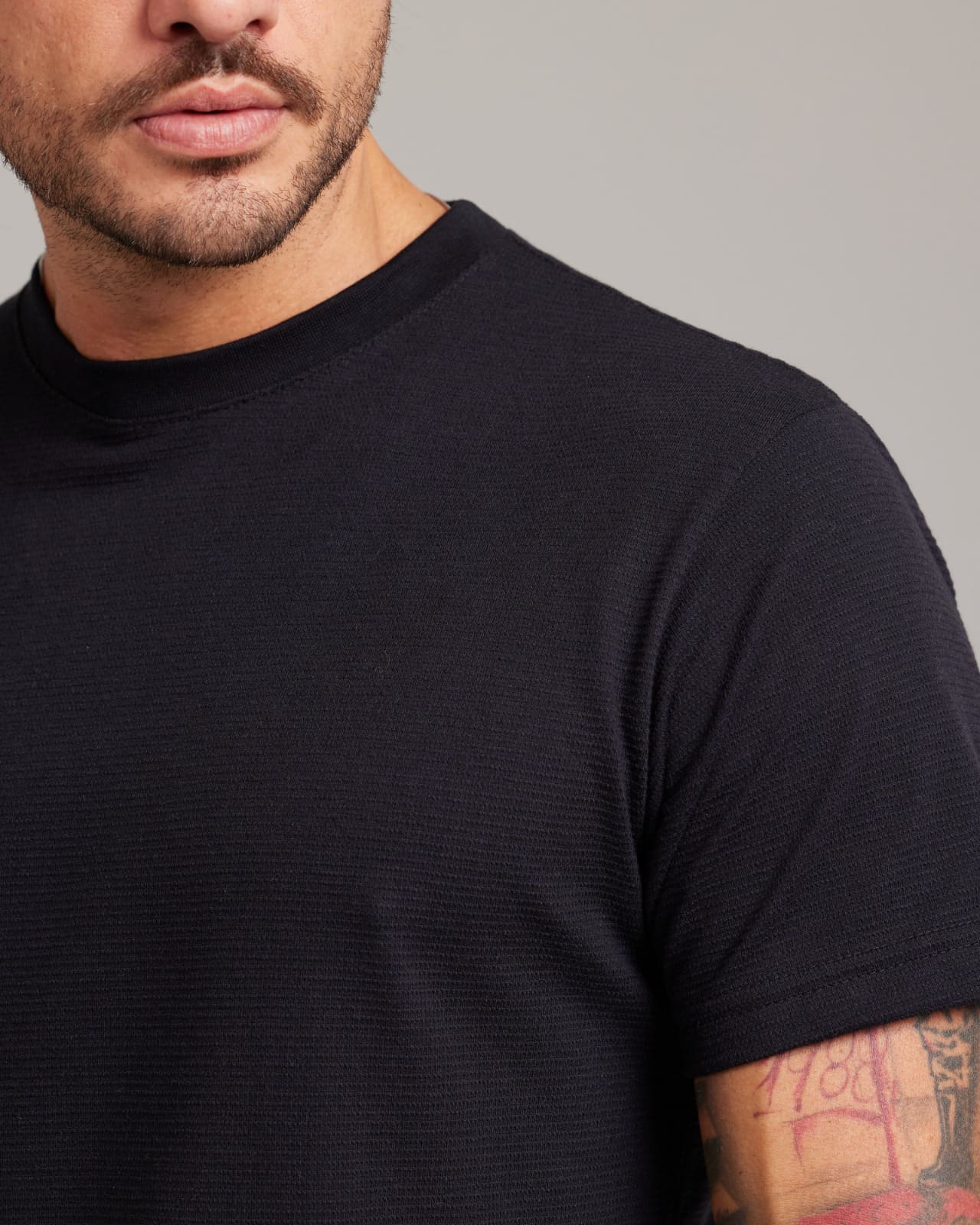 Camiseta Ripple Texture — Lunfe Atacado — foto 2