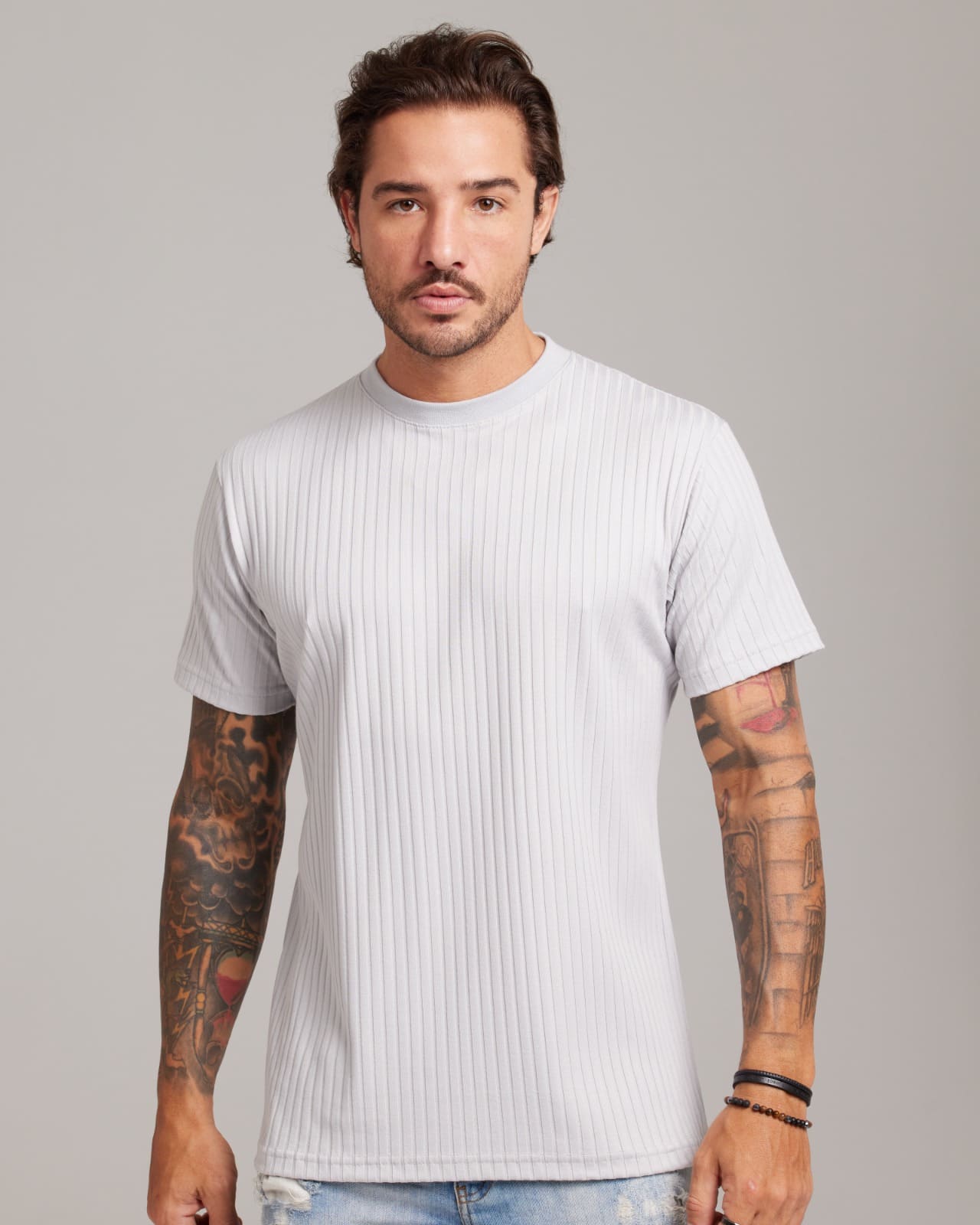 Camiseta Plissé Texture — Lunfe Atacado — foto 3